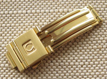 Застежка OMEGA оригинал  золото 750 проба 11.43 грамма. 12мм ширина ., Артикул 1697