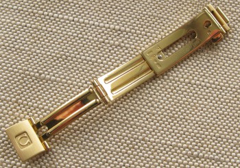 Застежка OMEGA оригинал  золото 750 проба 11.43 грамма. 12мм ширина ., Артикул 1697