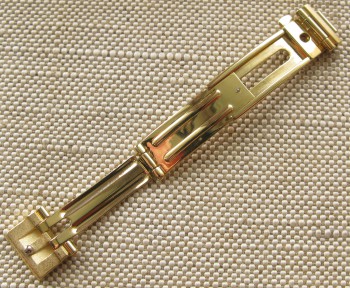Застежка OMEGA оригинал  золото 750 проба 11.43 грамма. 12мм ширина ., Артикул 1697