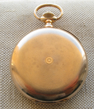Часы карманные , золото 585 проба, 122 грамма, 55мм,  золотые шатоны, 23 камня, Швейцария, начало 20 века.на ходу ., Артикул 1707
