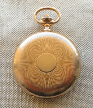 Часы карманные , золото 585 проба, 122 грамма, 55мм,  золотые шатоны, 23 камня, Швейцария, начало 20 века.на ходу ., Артикул 1707