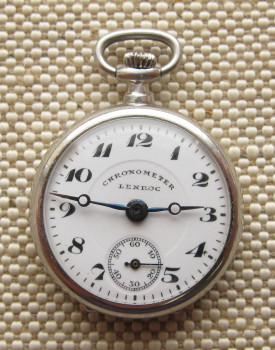 Часы карманные, дамские , платина 900 проба, 22.3 мм , 10.8грамма, LENROC CHRONOMETR, Швейцария, 1930е гг., Артикул 1710