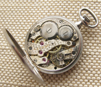 Часы карманные, дамские , платина 900 проба, 22.3 мм , 10.8грамма, LENROC CHRONOMETR, Швейцария, 1930е гг., Артикул 1710