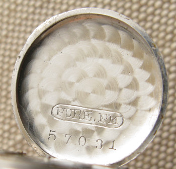 Часы карманные, дамские , платина 900 проба, 22.3 мм , 10.8грамма, LENROC CHRONOMETR, Швейцария, 1930е гг., Артикул 1710