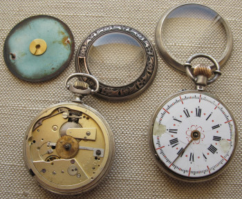 2 часов для крикета, Сверчек, не на ходу, утраты, некомплект. Henry Lioret, Франция., Артикул 1712