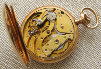 Карманные часы, PATEK PHILIPPE, для F.Winter Санктъ-Петербург, Швейцария, золото 56 проба, 96,9грамма, 51,4мм, 1904-1905гг. на ходу., Артикул 1720