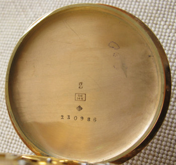 Карманные часы, PATEK PHILIPPE, для F.Winter Санктъ-Петербург, Швейцария, золото 56 проба, 96,9грамма, 51,4мм, 1904-1905гг. на ходу., Артикул 1720