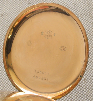 Карманные часы , UNION HORLOGERE, Швейцария, золото 79,5 грамм, 51,5 мм. не на ходу., Артикул 1723