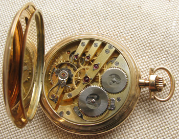 Карманные часы, IWC, золото 585 проба, 82.5грамма, 51.5мм, Швейцария, 1916г.,, Артикул 1726