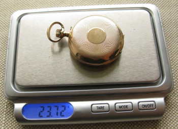 Карманные часы, BOUTTE, золото, 585 проба, 23.7 грамма. 32мм., Артикул 1732