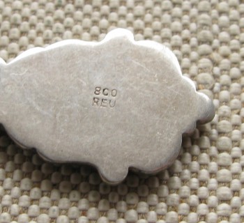 BAIERSBRONN, ложечка с гербом города, серебро 800 проба, 102мм, 10.3 грамма., Артикул 242