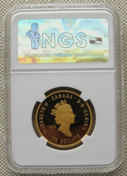 Канада 175 долларов 1992г  PF 67 Ultra Cameo слаб 16.97 грамма 917 проба золото 100 летие олимпийских игр, Артикул 320