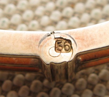 Браслет, золото 56 проба, Россия, Москва,  Фёдор Добровольский Николаевич, до 1908г., 16 грамм. 62мм., Артикул 521