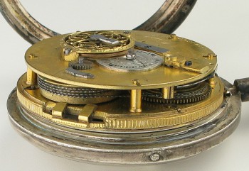 Часы карманные диаметр  62 мм серебро Франция George Fetsing  Giessen конец XVIIIв., Артикул 54