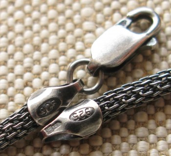 Цепочка, серебро 925 проба, Италия, 8.4 грамма, 465мм., Артикул 556