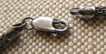 Цепочка, серебро 925 проба, Италия, 8.4 грамма, 465мм., Артикул 556