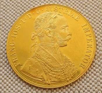 4 дуката, Австрия, 1915г., 13.96грамма золото 986 пробы., Артикул 561