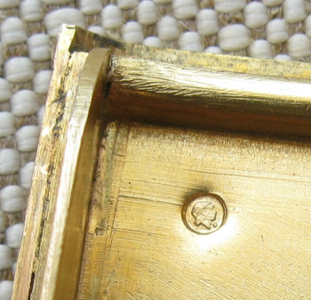 Портсигар, золото 583 проба, Ленинград, 1917-1958гг., 248.4грамма, 108х74мм., Артикул 608