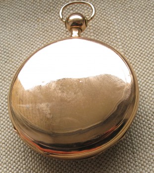 Репетир начало 19 века, надпись - Breguet a Paris золото  750проба  54мм диаметр 108грамм, Артикул 67