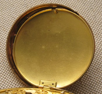Репетир начало 19 века, надпись - Breguet a Paris золото  750проба  54мм диаметр 108грамм, Артикул 67
