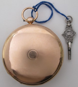 Карманные часы, золото 750 проба, Франция, Париж, 54мм, 94грамма, 1822-1838г, Артикул 78