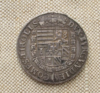 Талер 1564-1595 года Австрия Тироль слаб, Артикул 8092
